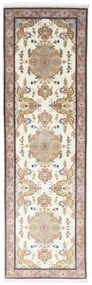 Tabriz Tappeto persiano 300x90 Beige (Iran) Annodato A Mano