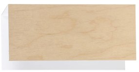 Applique Minimal Sarutahiko Acciaio Bianco 1 Luce E27 Ip20