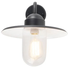 Lampada da parete per esterni rustica grigio scuro IP44 - Kansas