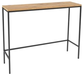 Tavolino da salotto CANVAS 80x100 cm pino atlantic/nero