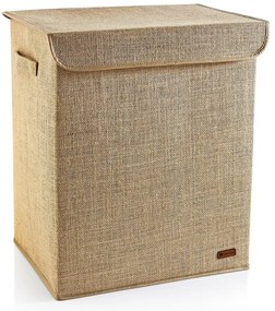 Cesto portabiancheria in iuta marrone chiaro 67 l - Mioli Decor