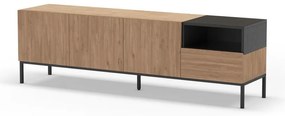Mobile TV color legno naturale 180x55 cm Cailin - Marckeric