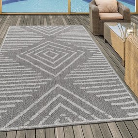 Tappeto grigio per esterni 80x150 cm Aruba - Ayyildiz Carpets