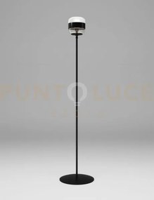 Futura lampada da terra p bianco nero montatura nero opaco 1 luce a...
