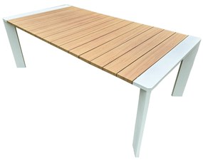 IMPACTO - tavolo con struttura in alluminio verniciato bianco o antracite