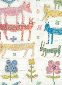 Sugarboo Tapete Stacked Animals von MINDTHEGAP - WP20277