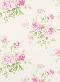 Sanderson Tapete Adele - Raspberry/ Ivory