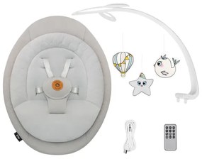 Lionelo - Sdraietta MELL con melodia Beige Sand 4xAA + Telecomando