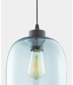 Lampadario a cavo ELIO 1xE27/15W/230V blu