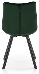 Sedia da pranzo COMORO, 1 pz, verde scuro
