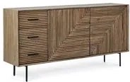 Credenza 2 ante 3 cassetti in legno Darsey