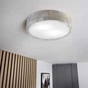 Brilagi - Plafoniera PINO 2xE27/15W/230V pino/argento Ø 37,5 cm