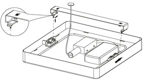 Eglo 99236 - Plafoniera LED FUEVA 5 LED/10,5W/230V