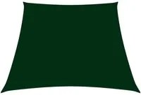 Parasole a Vela in Tela Oxford a Trapezio 2/4x3 m Verde Scuro cod 9104