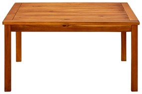 Tavolino da giardino 85x85x45 cm in legno massello di acacia