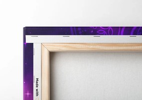 Quadro su tela – Mandala con sfondo galattico