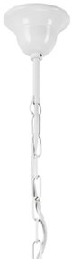 Lampadario a sospensione con catena RETRO 3xE27/60W/230V bianco/colorato