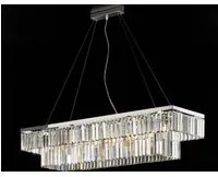 Lampadario Moderno Amadeus Cromo 8 Luci E27