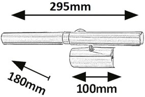 Rabalux 3644 - Illuminazione LED per quadri 2xG9/2W/230V