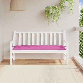 Cuscino Per Panca Rosa 150x50x7 Cm İn Tessuto Oxford /