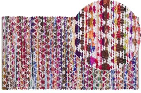 Tappeto cotone multicolore 80 x 150 cm ARAKLI Beliani