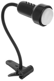 Lampada con clip LOLEK 1xE14/24W/230V nera