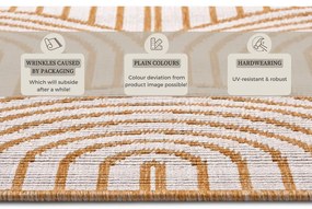 Tappeto per esterni giallo ocra 160x230 cm Pangli Ochre - Hanse Home