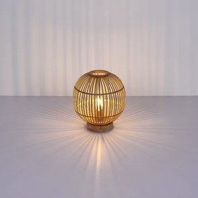 Globo 15368T - Lampada da tavolo HILDEGARD 1xE27/60W230V bambù