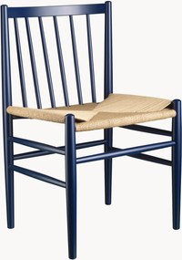 Sedia in legno di faggio intrecciato a mano J80