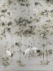 Coordonne Carta da parati panoramica Garzas Metallics - Silver