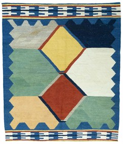 Kilim Tappeto 180x150 (Iran) Tessuto A Mano