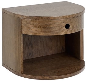 Comodino colore naturale scuro con effetto rovere Paron – Actona