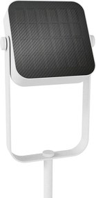 Piantana Solare in alluminio 120cm Ricaricabile USB-C - Bianca Colore Bianco Naturale 4.000K