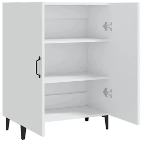 Credenza bianca 70x34x90 cm in legno multistrato