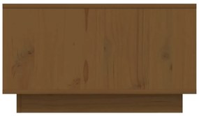 Tavolino da Salotto Miele 55x56x32 cm Legno Massello di Pino