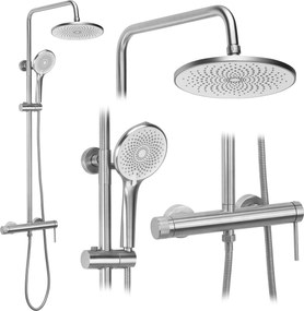 Set doccia Rea Foss Clif Brush Nickel