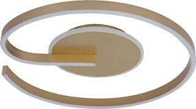 Plafoniera LED LORENZO LED/22W/230V Ø 50 cm dorata