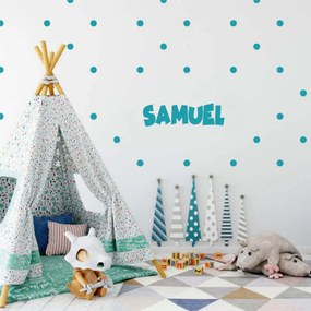 Palline con il nome - adesivo  | Inspio