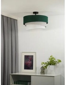 Duolla - Lampadario a plafone TRIO 1xE27/15W/230V diametro 45 cm verde/grigio/bianco