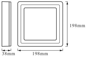 Ledvance - Plafoniera LED RGB dimmerabile LED/19W/230V + TC