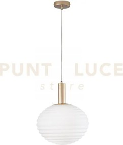 Lampadario a sospensione ripple oro 1 luce attacco e27 32x32x150cm ...