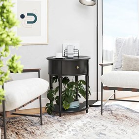 Comodino nero Aurora - Støraa