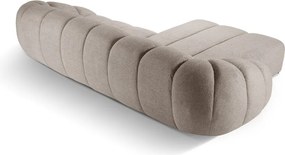 Divano angolare beige (con penisola a sinistra) Diana – Micadoni