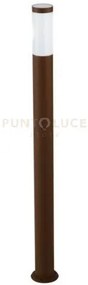 Paletto tokyo bronzo 1 luce attacco e27 ip44 11,5x110cm in acciaio ...