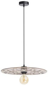 Lampadario a sospensione con filo FALCO 1xE27/60W/230V diametro 40 cm beige