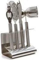 Set per cocktail 4 accessori con stand