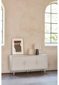 Cassettiera grigia 160x75x45 cm Palma – Unique Furniture