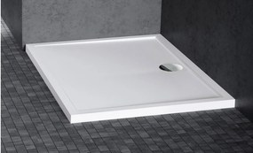 Novellini Olympic Piatto Doccia 80x80 spessore 4,5 cm in acrilico Bianco