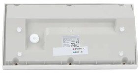 Lampada da parete LED esterna 12W 230V 6400K IP65 bianco