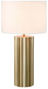 Markslöjd 108669 - Lampada da tavolo HASHIRA 1xE27/40W/230V bianco/ottone